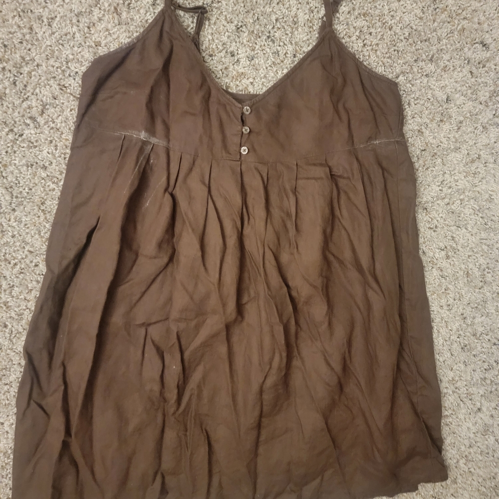 Not the best photos; Old navy Dress; spaghetti strap